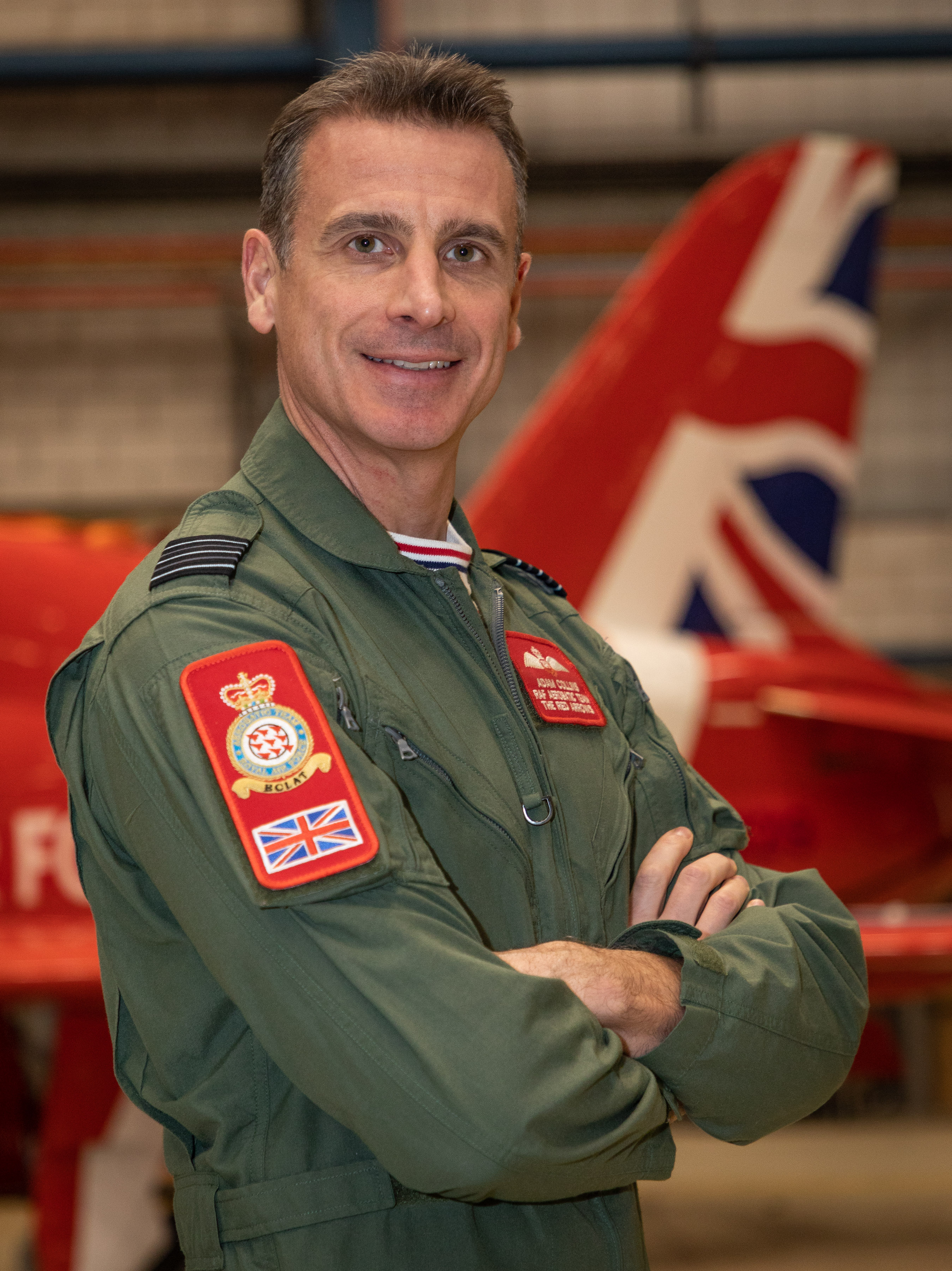 Wing Commander Adam Collins is the new Officer Commanding of the Royal Air Force Aerobatic Team.